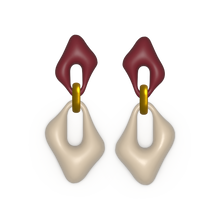 N-012 3D Náušnice s uzlíkmi – M